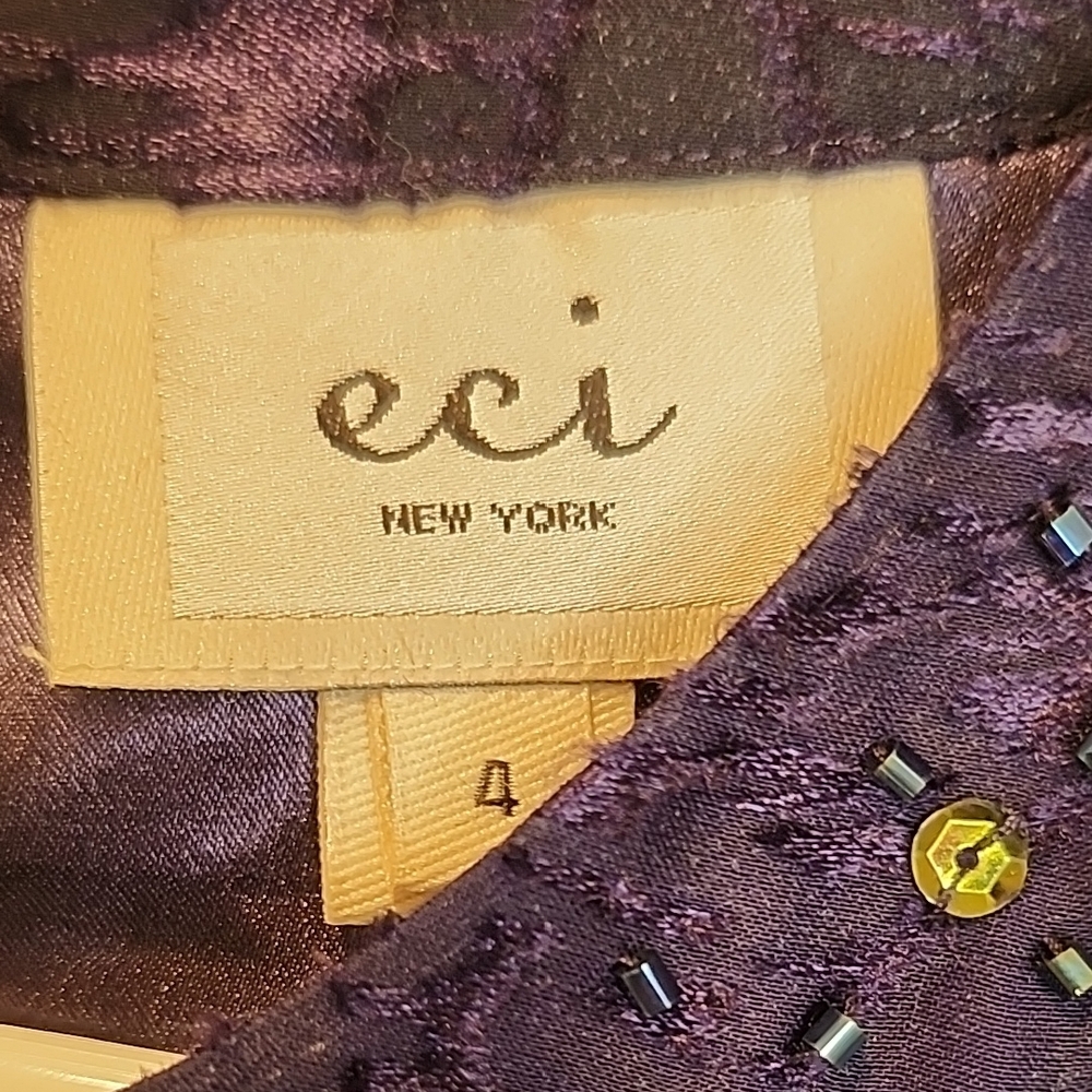 ECI Royal Blue Embellished Mini Dress - Picture 2 of 9